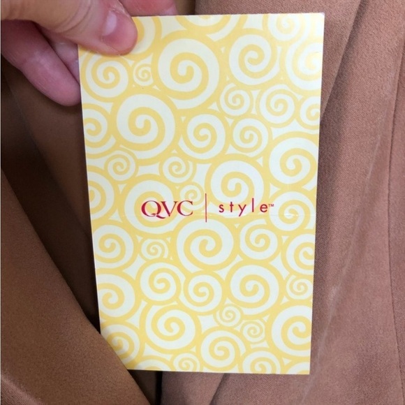 🆕 NWT - DENIM&CO. Faux Suede Tan Blazer Size Small - Picture 6 of 6